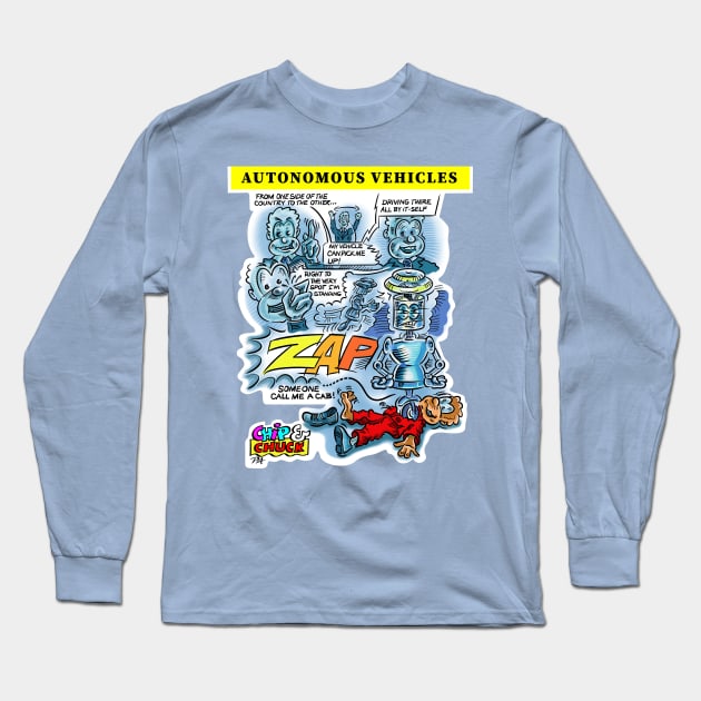 AUTONOMOUS VEHICLES Long Sleeve T-Shirt by chipandchuck